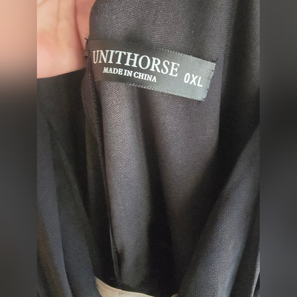 Unithorse Elegant Black Maxi Dress 0XL NWOT - Picture 6 of 8